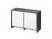 Тумба для документов Festus FI-12-02.G 1222x460x806 (Хромикс Белый/Камень Пьетра Гриджиа черный)