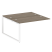 Проходной наборный элемент рабочей станции Metal System Style БО.ПРС-СП-2.3 1400x1475x750 (Дуб Наварра/Серый металл)