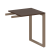 Приставной элемент БО.ПР-1 600x600x750 (Дуб Наварра/Серый металл)