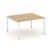 Стол переговорный SN-5P.SPRG-032.3 (1180х1180х750) (Тиквуд Светлый/Металл Антрацит)