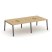 Рабочая станция 2-х сторонняя SN-6A.DRS-031 (1960х1232х750) (Тиквуд Светлый/Металл Антрацит)