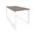 Рабочая станция на О-образном м/к Onix O.MO-D.RS-2.0.7 780x1475x750 (Тиквуд Темный/Белый Металл)