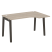 Стол эргономичный правый на деревянных опорах Onix Wood OW.SA-2R 1380x980x750 (Тиквуд Светлый/Дуб Темный)