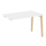 Стол-приставка к опорным элементам на деревянных опорах Onix Wood OW.SPR-2.7 1180x720x750 (Тиквуд Светлый/Дуб Темный)
