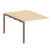 Проходной наборный элемент рабочей станции Metal System Style БП.ПРС-СП-2.1 1000x1475x750 (Дуб Наварра/Серый металл)