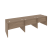 Рабочая станция Onix O.RS-3.1.7 2940x720x750 (Тиквуд Светлый)