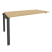 Наборный элемент рабочей станции на П-образном м/к Onix O.MP-1.NRS-4.8 1580x800x750 (Тиквуд Темный/Белый Металл)