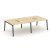 Рабочая станция 2-х сторонняя SN-5A.DRS-031 (1960х1232х750) (Тиквуд Светлый/Металл Антрацит)