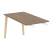 Брифинг-приставка на деревянных опорах Onix Wood Direct OW.BR-13 1180x720x750 (Тиквуд Темный/Дуб Светлый)