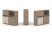 Тумба двойная + низкая надставка ES.NB.2N-19 (1500х410х1135) (Латте/Тиквуд Светлый)