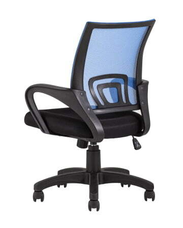 Кресло офисное TopChairs Simple синее (Компьютерное кресло Simple синий)