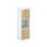 Стеллаж Locker Plus LK.K-001 408x350x1203 (Дуб Аризона)