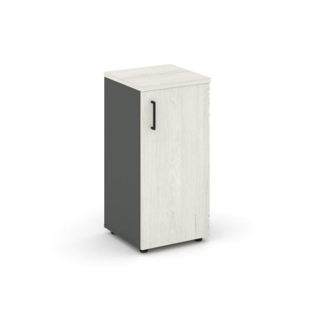 Шкаф низкий узкий SN.STU.E-301(R) (400х400х833) (Антрацит/Дуб Наварра)