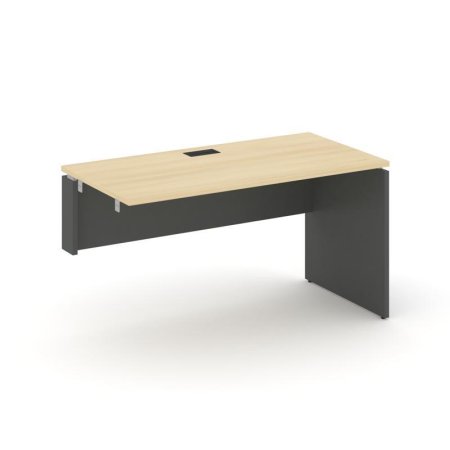 Стол-приставка к опорным элементам SN-D.OPRS-014(L) (1580х700х750) (Акация Лорка/Антрацит)