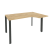 Стол эргономичный правый на П-образном м/к Onix O.MP-SA-2R 1380x980x750 (Тиквуд Темный/Белый Металл)