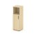 Шкаф средний узкий SN.STU-201(L) (400х400х1203) (Антрацит/Тиквуд Светлый)