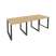 Стол переговорный Onix O.MO-PRG-3.0 2340x980x750 (Тиквуд Темный/Белый Металл)