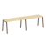 Рабочая станция на 2 рабочих места на А-образном м/к Metal System Style БА.СМ-2.3 2800x720x750 (Дуб наварра/Серый металл)