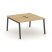 Рабочая станция 2-х сторонняя SN-5A.DRS-021 (980х1632х750) (Тиквуд Светлый/Металл Антрацит)