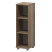 Стеллаж низкий узкий Аргентум НТ-440 400x445x1280 (Лиственница)