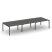 Рабочая станция 2-х сторонняя SN-5P.DRS-061 (2940х1232х750) (Тиквуд Светлый/Металл Антрацит)