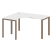 Стол криволинейный левый Metal System Style БП.СА-3 Л 1400x1200x750 (Дуб Наварра/Серый металл)