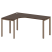 Стол криволинейный левый Metal System Style БП.СА-4 Л 1600x1200x750 (Дуб Наварра/Серый металл)