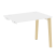Стол-приставка к опорным элементам на деревянных опорах Onix Wood OW.SPR-1.7 980x720x750 (Тиквуд Светлый/Дуб Темный)