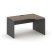 Стол рабочий эргономичный SN-D.SPA-011(R) (1380х700/980х750) (Тиквуд Светлый/Антрацит)