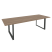 Стол переговорный на О-образном м/к Onix O.MO-PRG-25 2580x980x750 (Дуб Аттик/Белый Металл)