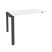 Наборный элемент рабочей станции на П-образном м/к Onix O.MP-1.NRS-2.7 1180x720x750 (Тиквуд Темный/Белый Металл)