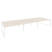 Рабочая станция на О-образном м/к Onix O.MO-D.RS-6.4.8 4740x1635x750 (Тиквуд Темный/Белый Металл)