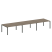 Переговорный стол 3 столешницы Metal System Style БП.ПРГ-3.4 4800x1235x750 (Дуб Наварра/Серый металл)