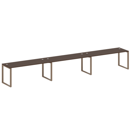 Рабочая станция Metal System Style БО.СМ-3.5 5400x720x750 (Венге Цаво/Мокко металл)