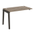 Наборный элемент рабочей станции на деревянных опорах Onix Wood OW.1.NRS-2.7 1180x720x750 (Тиквуд Светлый/Дуб Темный)