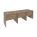 Рабочая станция Onix O.RS-3.0.7 2340x720x750 (Тиквуд Светлый)