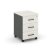 Тумба мобильная 3 ящика стандартные колеса SN.TM-002 (416х460х611) (Антрацит/Тиквуд Светлый)