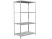Стеллаж металлический MS Standart 185/100x60/4 (Серый)