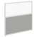 Перегородка комбинированная 1300 Rand RP130SG140 1400x22x1300 (Дуб Сонома светлый)
