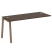 Проходной наборный элемент рабочей станции Metal System Style БА.ПРС-СП-1.4 1600x720x750 (Дуб Наварра/Серый металл)