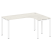 Стол криволинейный правый Metal System Style БП.СА-4 Пр 1600x1200x750 (Дуб Наварра/Серый металл)