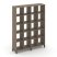 Каркас стеллажа 5 ярусов SN.KS-540 (1488х400х1982) (Антрацит/Тиквуд Светлый/Металл Антрацит)