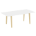 Стол переговорный на деревянных опорах Onix Wood Direct OW.PRG-19 1980x980x750 (Тиквуд Темный/Дуб Светлый)