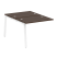 Проходной наборный элемент рабочей станции Metal System Style БА.ПРС-СП-2.1 1000x1475x750 (Дуб Наварра/Серый металл)
