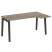 Стол эргономичный правый на деревянных опорах Onix Wood OW.SA-1R 1580x980x750 (Тиквуд Светлый/Дуб Темный)