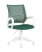 Кресло офисное TopChairs ST-BASIC-W зеленый крестовина пластик белый (Компьютерное кресло ST-BASIC-W зеленый)