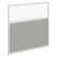 Перегородка комбинированная 1150 Rand RP115SG120 1200x22x1150 (Дуб Сонома светлый)