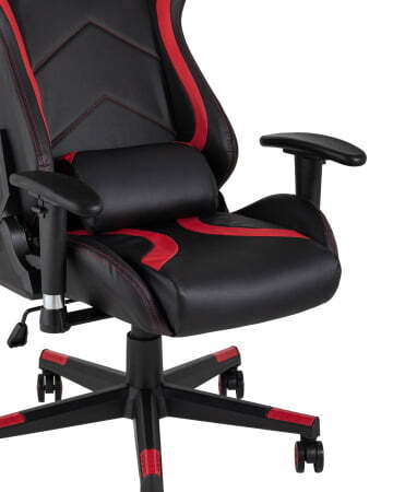 Кресло игровое TopChairs Cayenne красное (Геймерское кресло Cayenne красный)