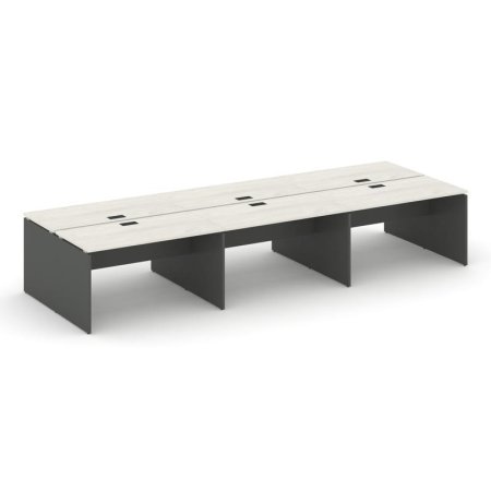 Рабочая станция 2-х сторонняя SN-D.DRS-063 (4140х1232х750) (Дуб Наварра/Антрацит)