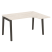 Стол эргономичный правый на деревянных опорах Onix Wood OW.SA-3R 1380x1180x750 (Тиквуд Светлый/Дуб Темный)